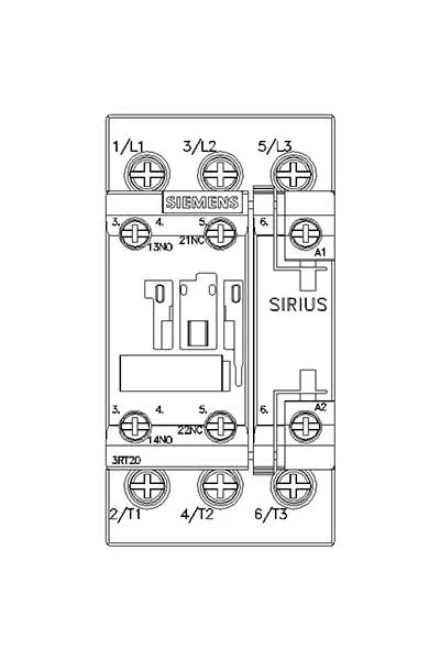 Siemens Kontaktör 11KW 24VAC 3RT2026-1AB00 görsel 2