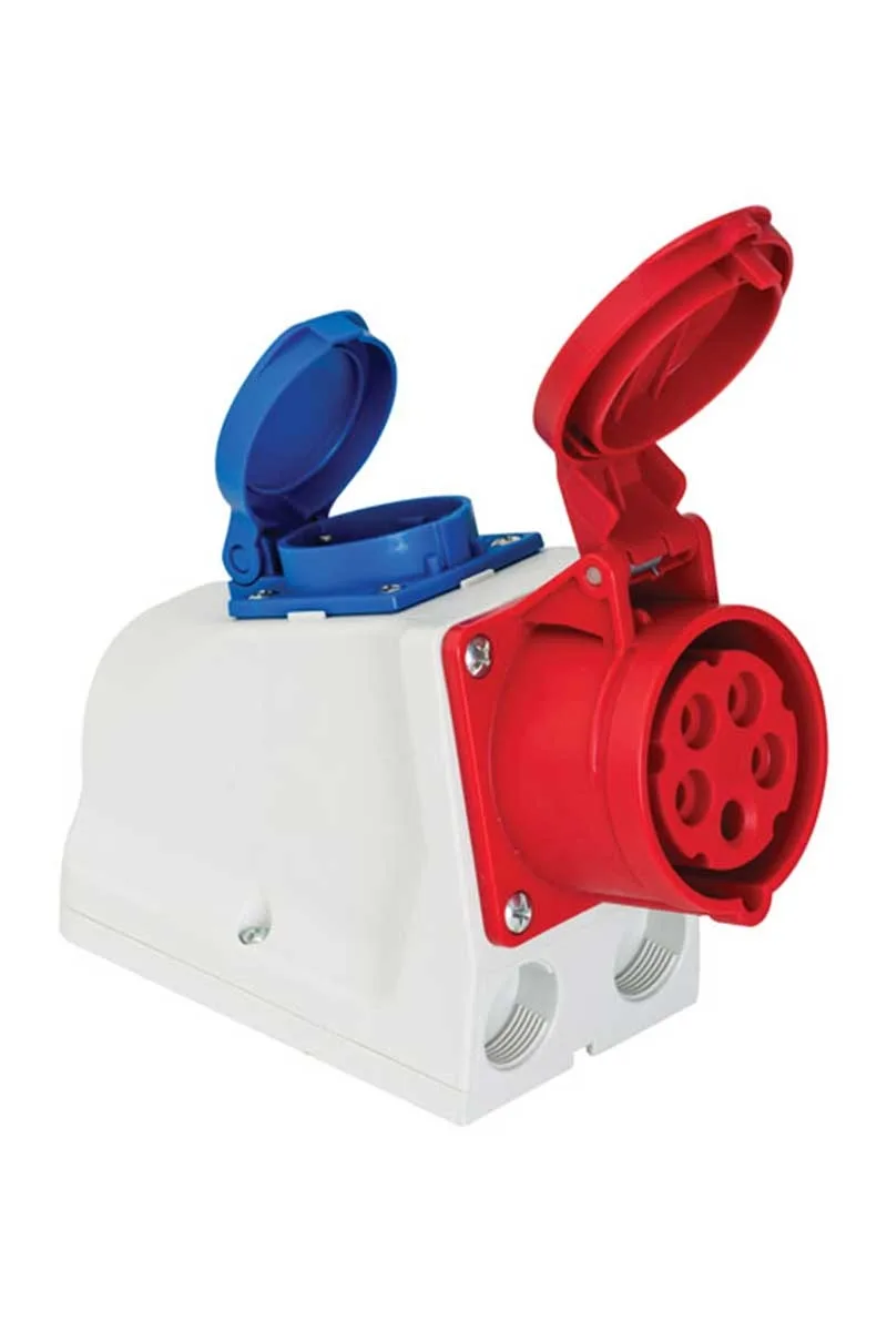 Mete Enerji 406650V 5x16A 380-415V IP44 Cee Norm Vida Bağlantılı Kombinasyon