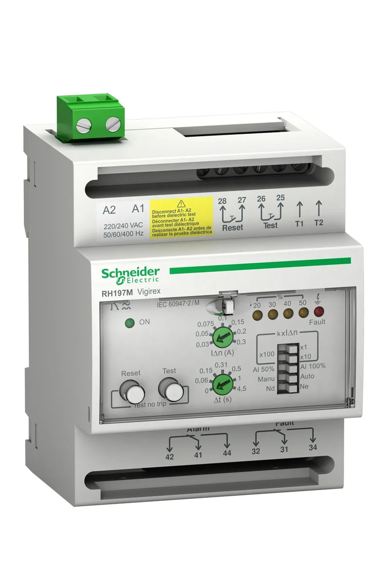 Schneider 56517 Rh197M 240V 0-4.5S 0.03-30A Kaçak Akım Rölesi