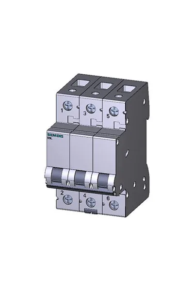 Siemens 5SL6340-7YA 3X40A 6KA 3F C Tipi Otomatik Sigorta 4001869525006 görsel 3