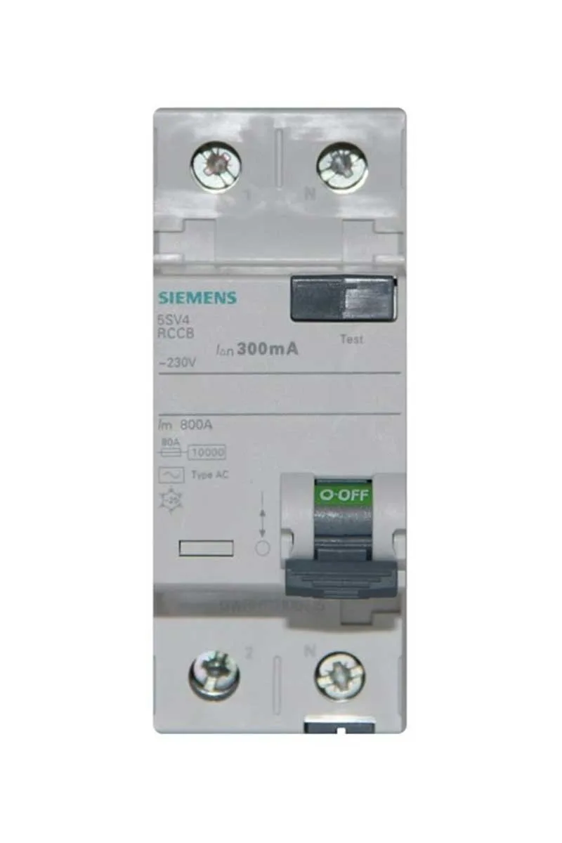 Siemens 5SV4612-0 1x25A 300mA Kaçak Akım Koruma Anahtarı