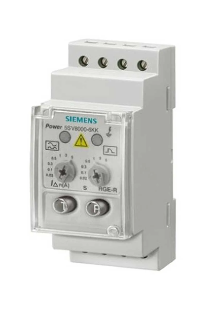 Siemens 5SV8000-6KK Kaçak Akım Koruma Kombinasyonu Açtırma Rolesi