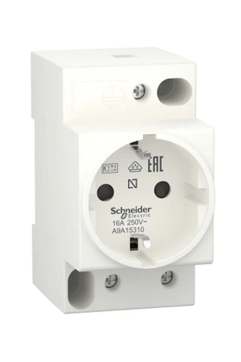 Schneider A9A15310 Ray Tipi Topraklı Modüler Priz görsel 2