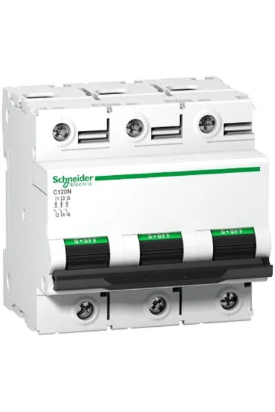 Schenider Acti9 C120N 3P 80A, 10kA C eğrisi Otomat A9N18365