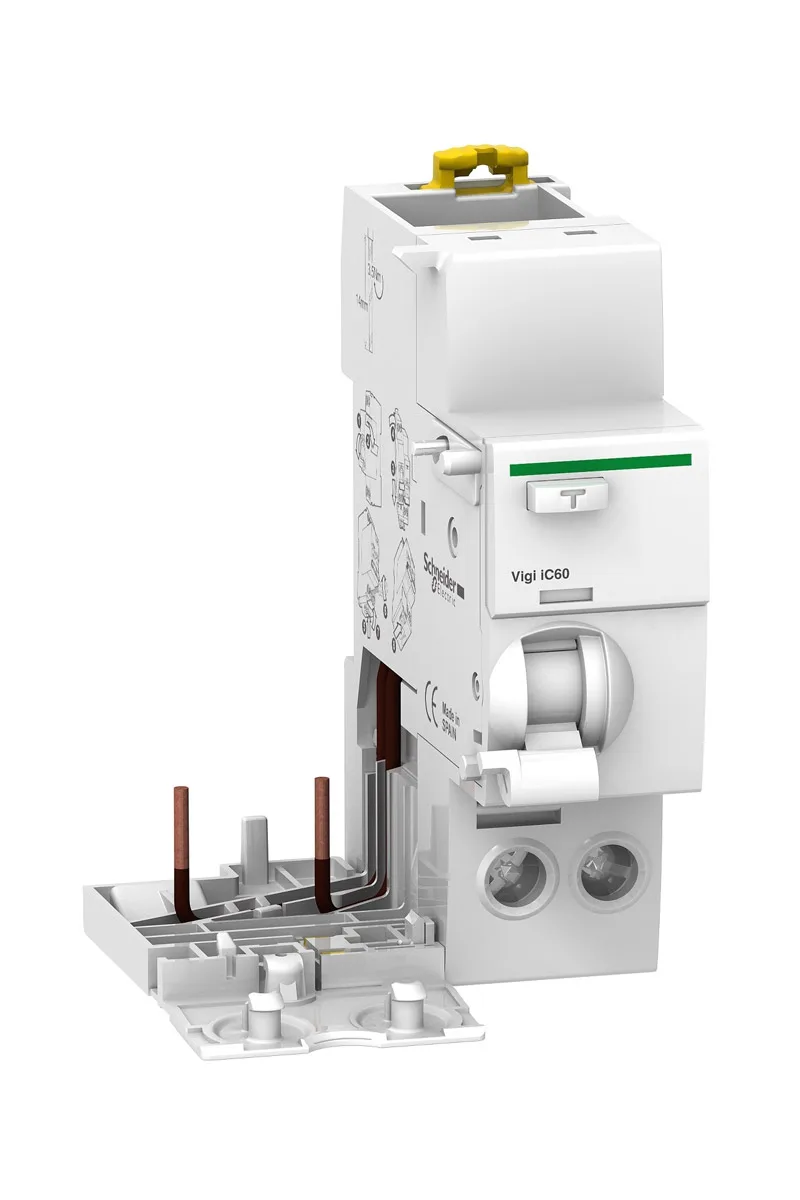 Schneider A9V01225 Vigi Ic60 2P 30mA AC 25A Sigorta için Ek Kaçak Akım Modülü