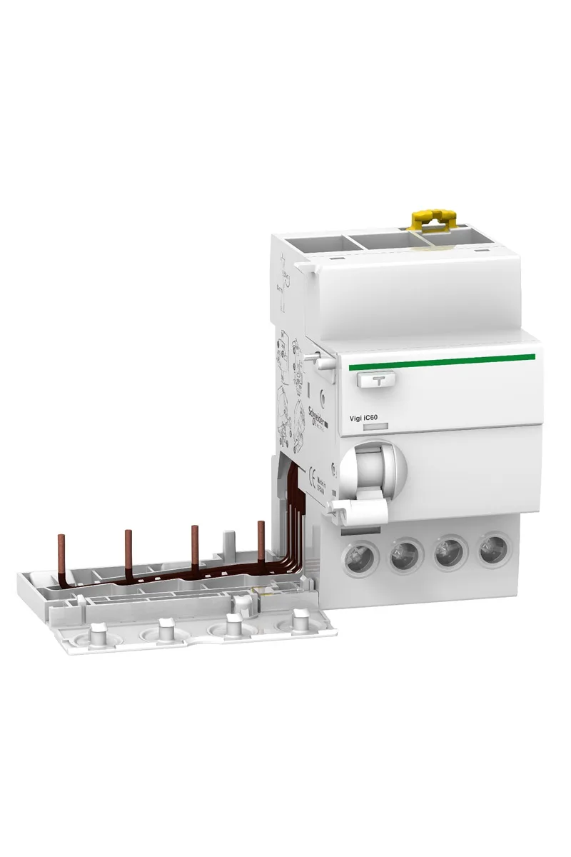 Schneider A9V12425 Vigi Ic60 4P 100mA AC 25A Sigorta için Ek Kaçak Akım Modülü