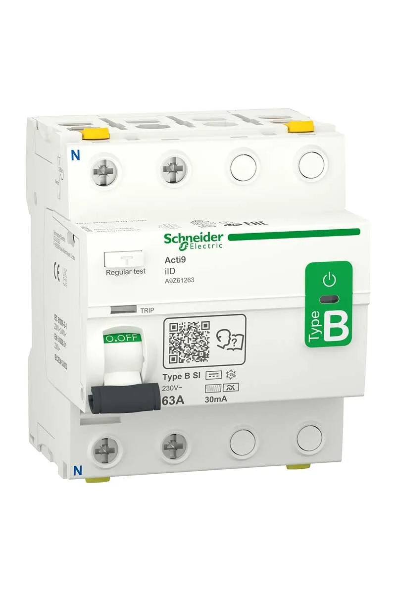 Schneider A9Z61263 ACTI9 2P 63A 30Ma Kaçak Akım Rölesi