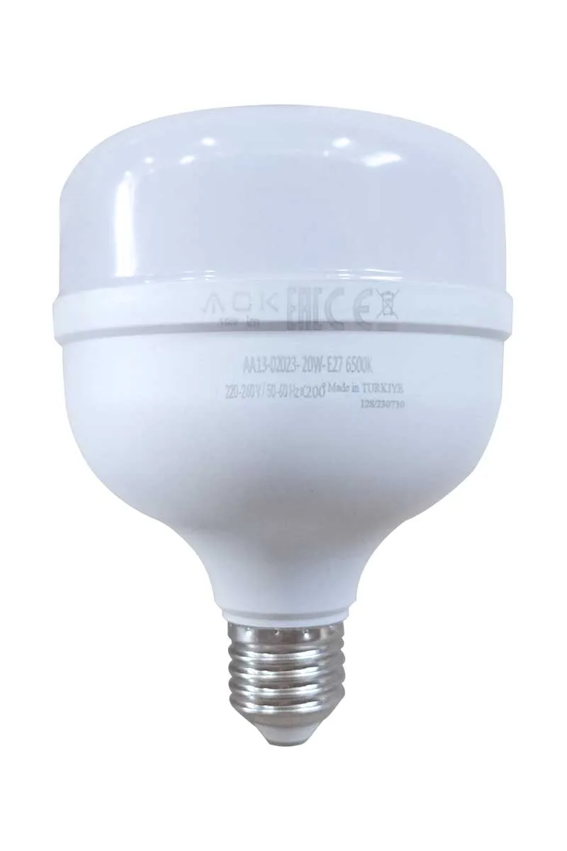 ACK AA13-02023 20W E27 6500K Beyaz Led T80 Ampul