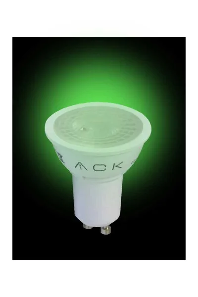 ACK 5W 220-240V Gu10 Yeşil Smd Reflektörlü Led Ampul AA24-01555 görsel 2
