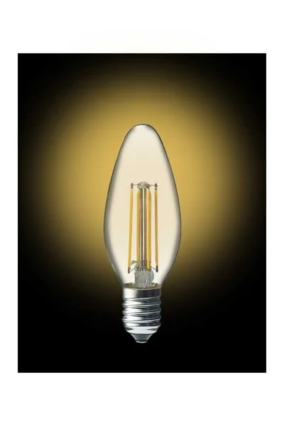 ACK AA36-00410 4W E14 3000K Günışığı C35 Led Rustik Ampul görsel 2