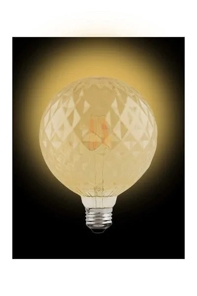 ACK 4W 220-240V E27 2200K G125 Led Rustık Ampul AB58-00420 görsel 2