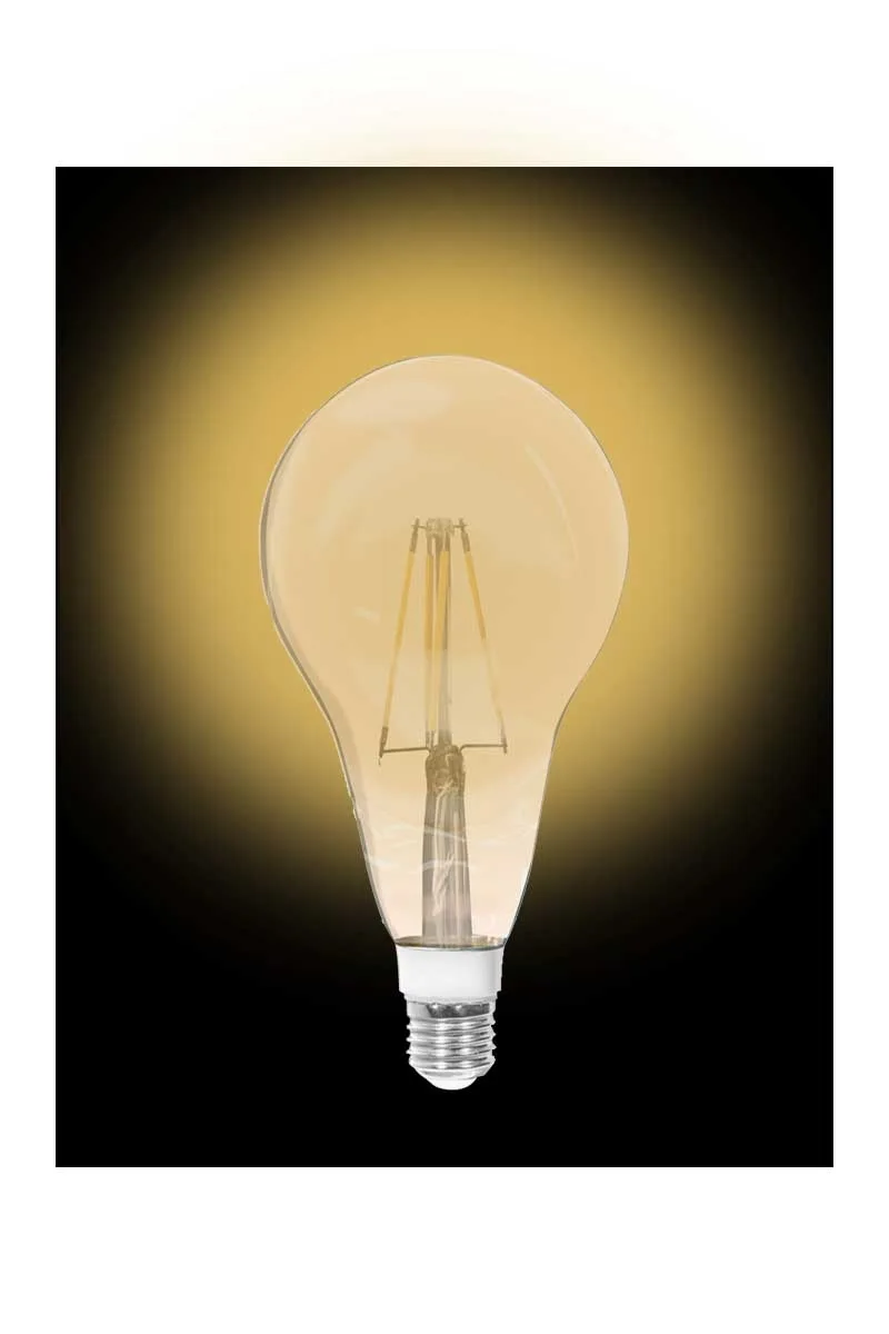 ACK AB60-00620 6W 2200K E27 A165 Led Rustik Ampul görsel 3