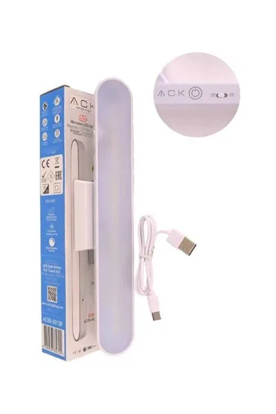ACK Şarjlı Dokunmatik Dimli Beyaz Gövde Mıknatıslı Led Aplik 4W Ip20 AC05-00130 görsel 2
