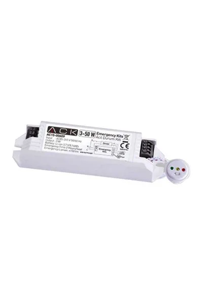 Ack 230V Ac/50 Hz / 1,5W (0,009 A) / Ip20  Acil Aydinlatma Kiti
