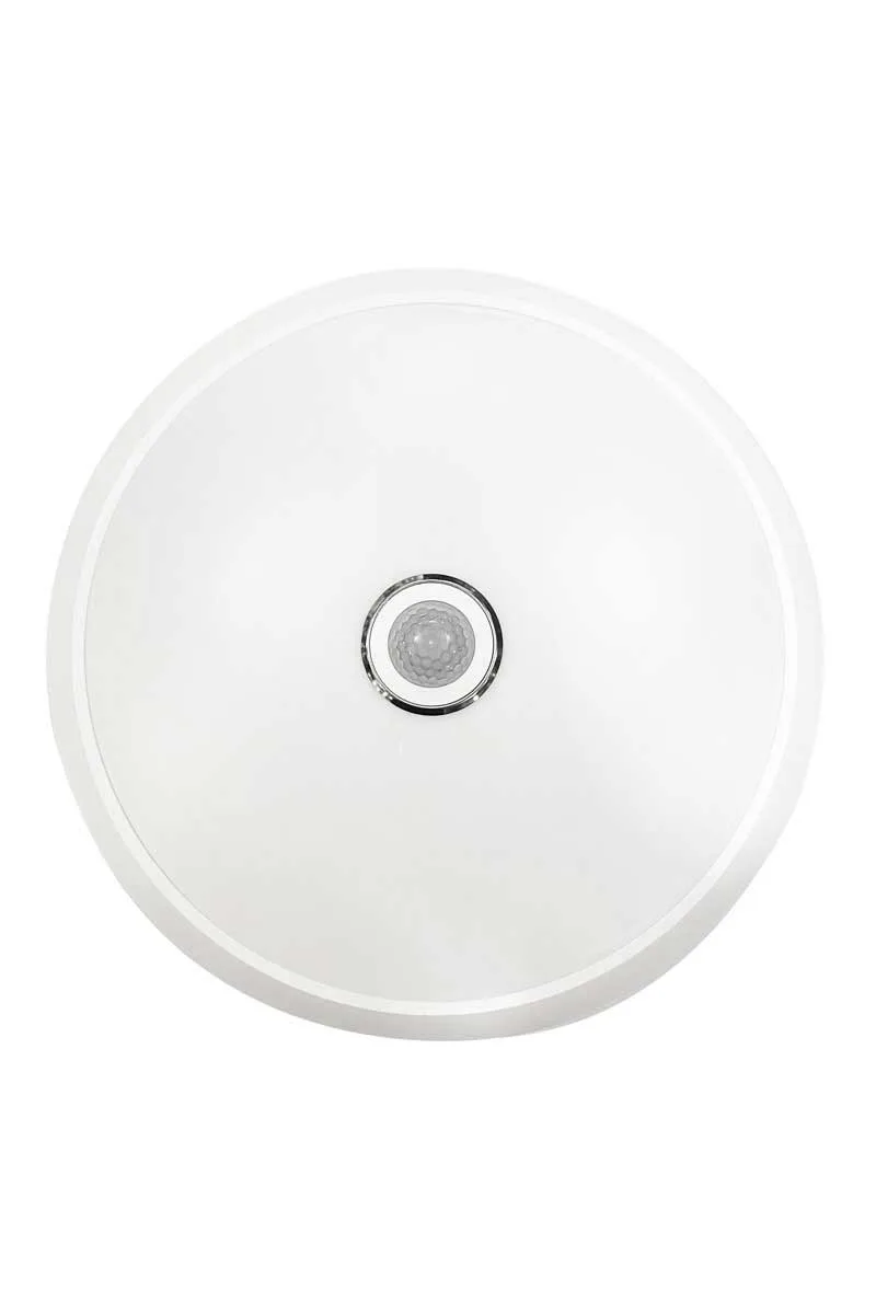 ACK AC18-00110 4000K Ilık Beyaz 18W Beyaz Kasa Acil Aydınlatma Kitli Sensörlü Led Tavan Armatürü