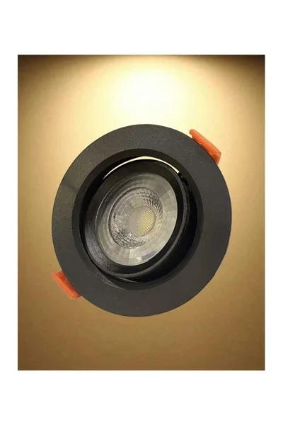 ACK 5W Sıyah 3000K Sıva Altı Yuvarlak Led Downlıght AD01-00501 görsel 2
