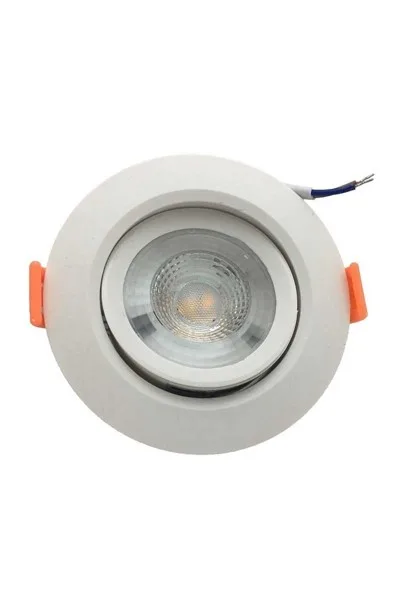 ACK AD01-00530 6500K Beyaz 5W Beyaz Kasa Cob Led Spot Lamba görsel 2