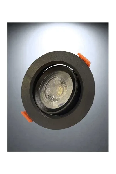 ACK 5W Sıyah 6500K Sıva Altı Yuvarlak Led Downlıght AD01-00531 görsel 2