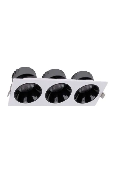 ACK 3X10W Sıva Altı Kare Downlıght Beyaz 6500K AD10-01730