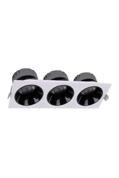 ACK 3X25W Sıva Altı Kare Downlıght Beyaz 6500K AD10-03730
