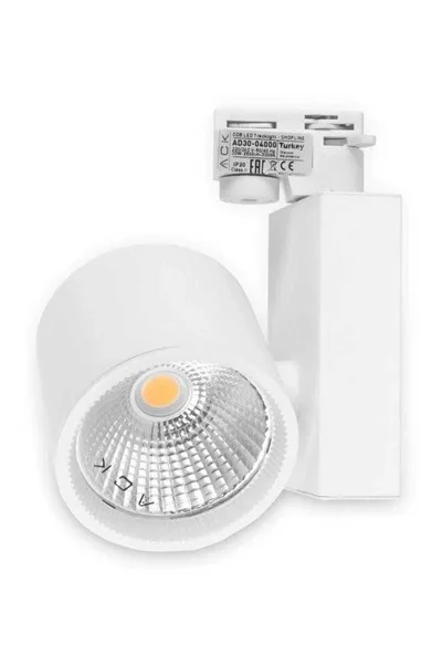 ACK 30W Beyaz 4000K Cob Led Monofaze Ray Armatürü AD30-04010 görsel 2