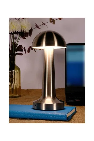 ACK 2W Satin Gövde Ledli Dokunmatik Dimli Masa Lambası AF11-00293 görsel 5