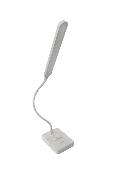 ACK Şarjlı Dokunmatik Dimli Beyaz Gövde Led Masa Lambası 2,5W Ip20 AF11-10016