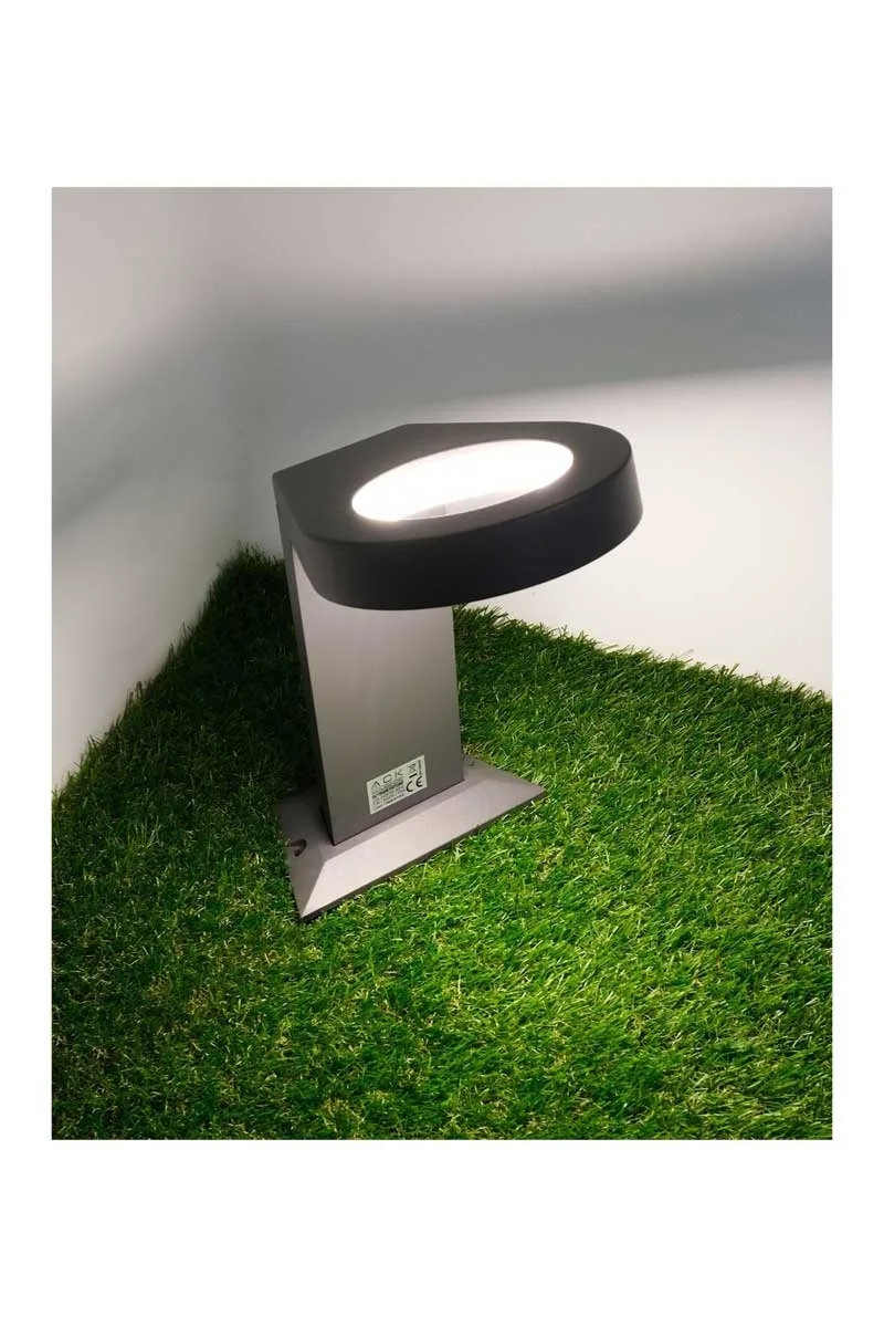 ACK AG43-02902 3000K Günışığı 6W Siyah Osram Teras 300 Bahçe Armatürü görsel 2