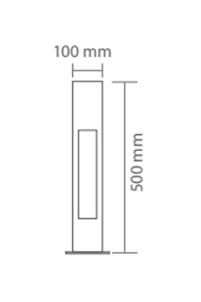 ACK 6W Led Bella 3000K Bahce Dırek Armaturu AG43-06201 görsel 2