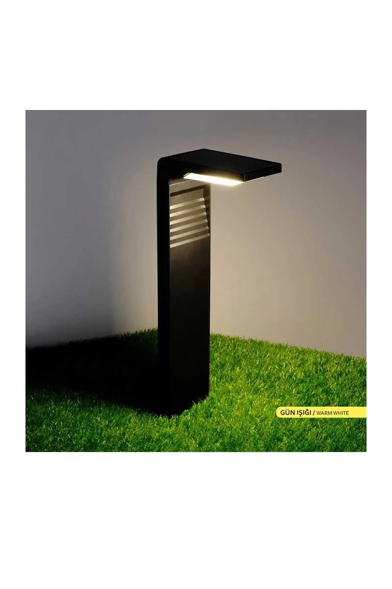 ACK AG60-038013000K Günışığı Solar Led Kazıklı Bahçe Armatürü görsel 2