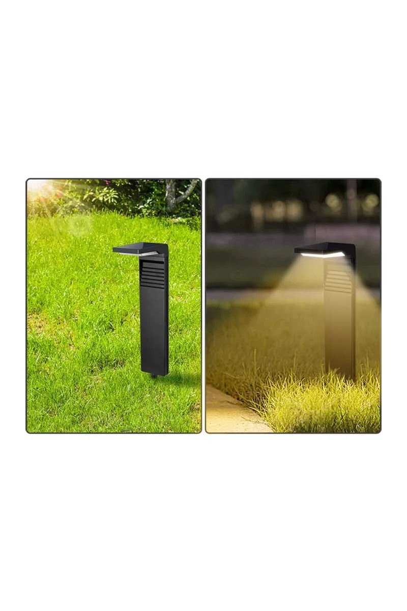 ACK AG60-038013000K Günışığı Solar Led Kazıklı Bahçe Armatürü görsel 3