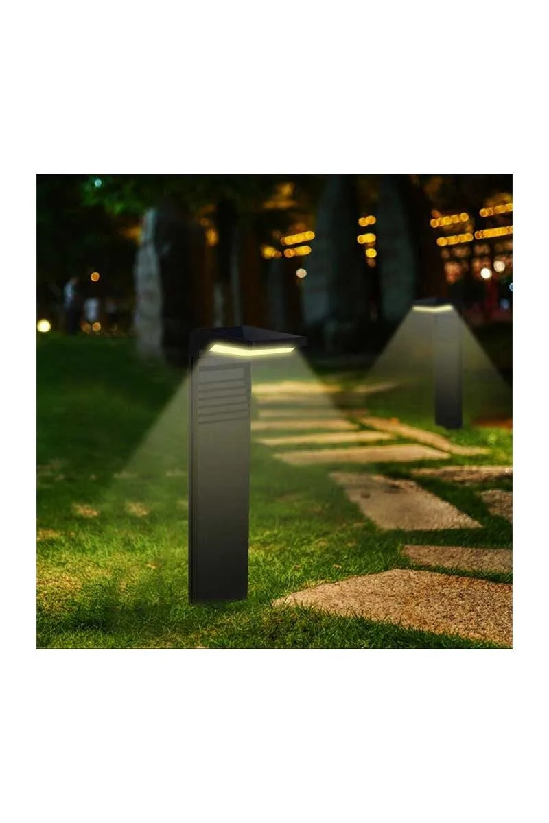 ACK AG60-038013000K Günışığı Solar Led Kazıklı Bahçe Armatürü görsel 6
