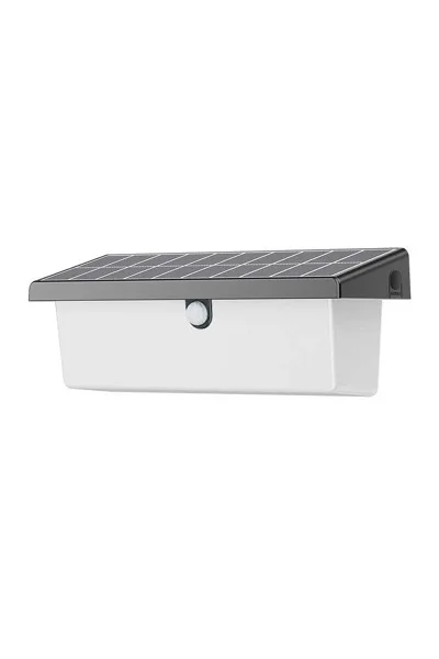ACK Solar Led Duvar Apliği Dimli  Siyah Ip54 211Mmx112Mmx120Mm AG60-03851 görsel 3