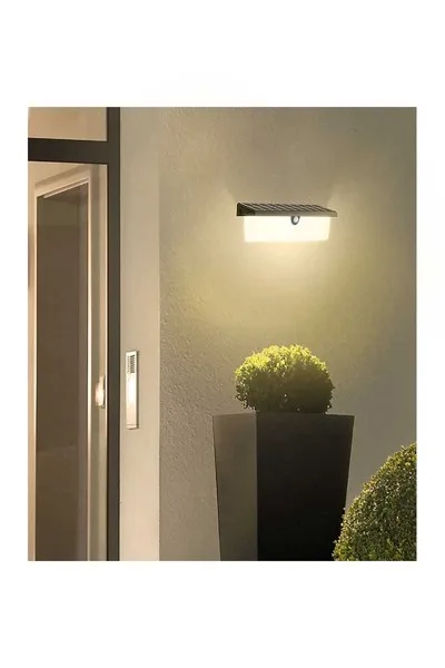 ACK Solar Led Duvar Apliği Dimli  Siyah Ip54 211Mmx112Mmx120Mm AG60-03851 görsel 4