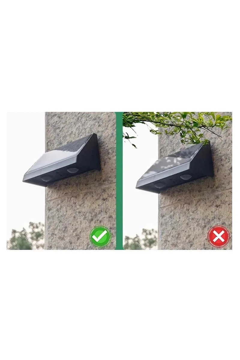 Ack Ag60-05801 114x60x54mm 3000k Tek Yonlu Sıyah Govde Solar Led Bahce Armaturu görsel 2