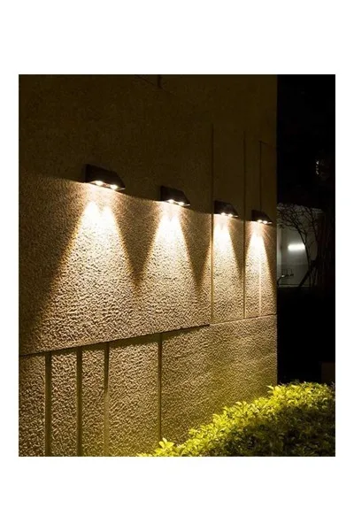Ack Ag60-05801 114x60x54mm 3000k Tek Yonlu Sıyah Govde Solar Led Bahce Armaturu görsel 4