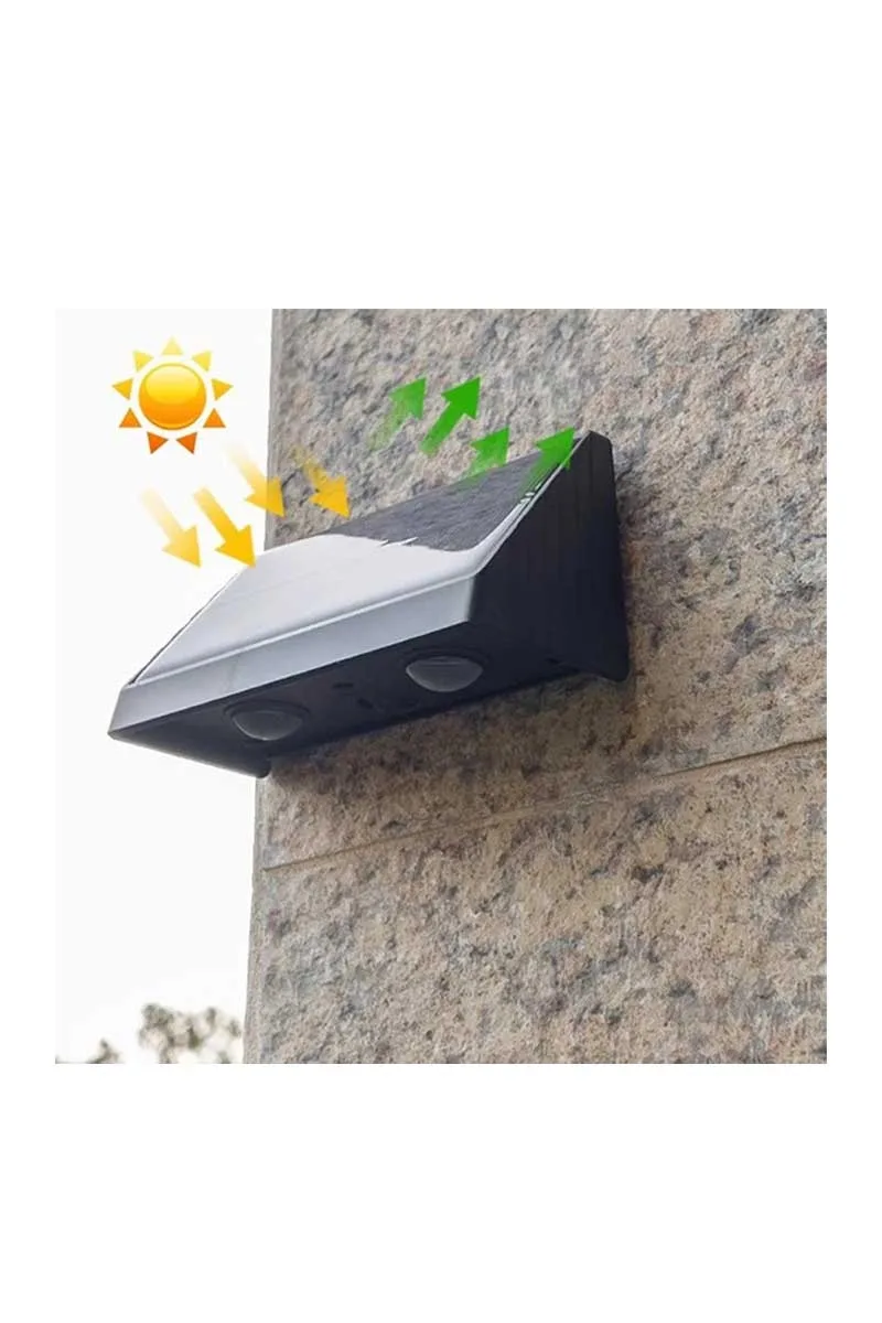 Ack Ag60-05801 114x60x54mm 3000k Tek Yonlu Sıyah Govde Solar Led Bahce Armaturu görsel 6