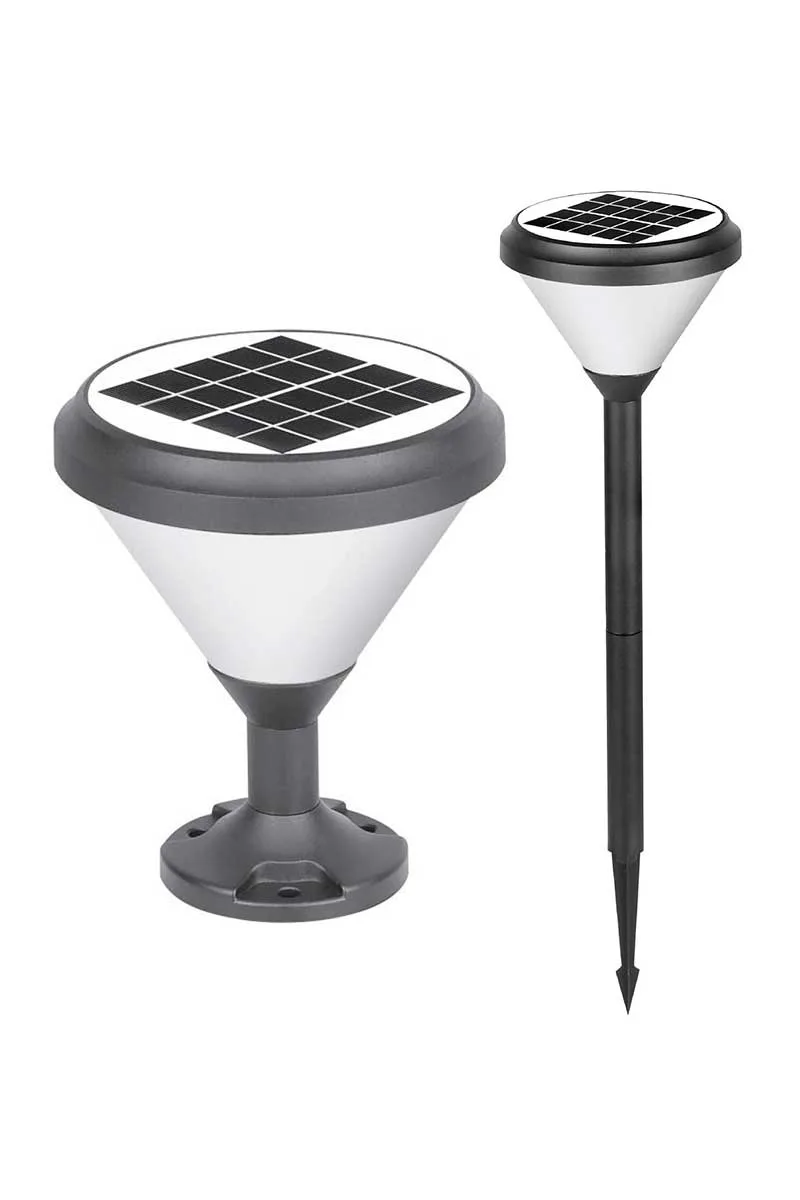 ACK AG60-07801 20W 3000K Günışığı Solar Led Bahçe Armatürü