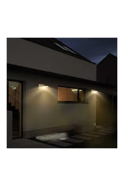ACK Solar Duvar Apliği Hareket Sensörlü  Dimli  Ip54 Beyaz 164Mmx109Mmx84Mm AG60-07851 görsel 3