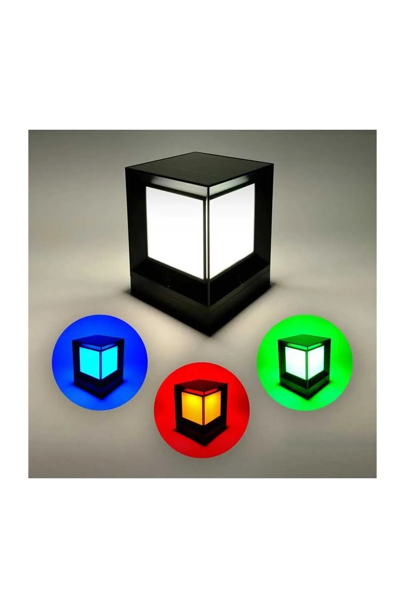 ACK AG60-08891 40W RGB Solar Led Bahçe Armatürü görsel 5