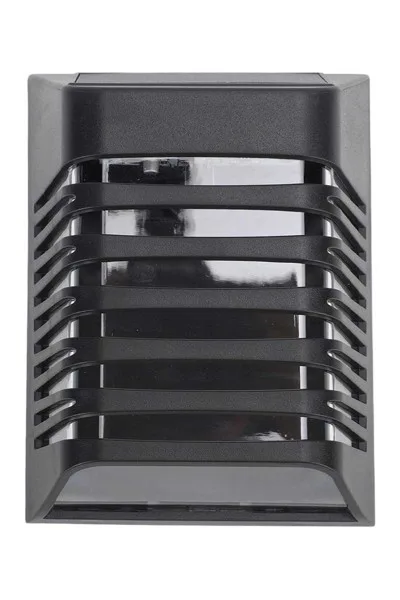 ACK Solar Led Çit Aplik 3000K Ip54 Siyah 90Mmx120Mmx53Mm AG60-09851 görsel 2