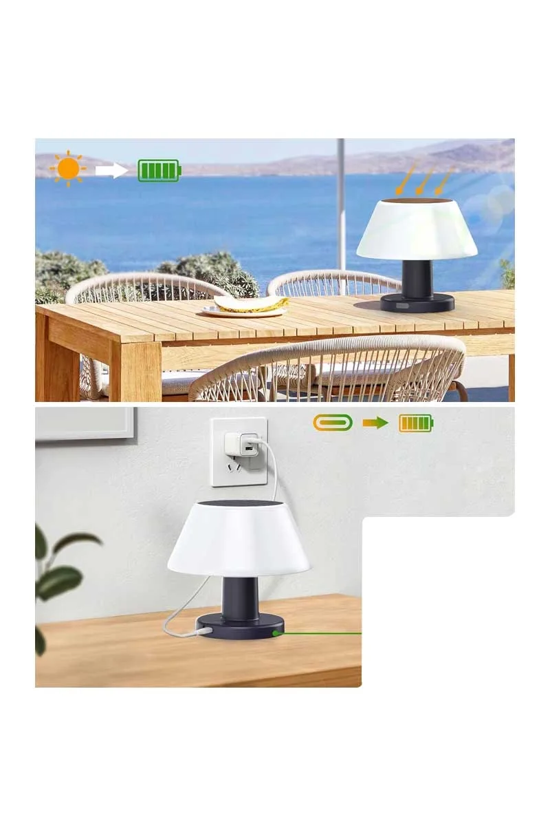 Ack Ag60-30801 153mmx135mm 3000k Sıyah Govde Cıft Yonlu Solar Led Bahce Armaturu görsel 3