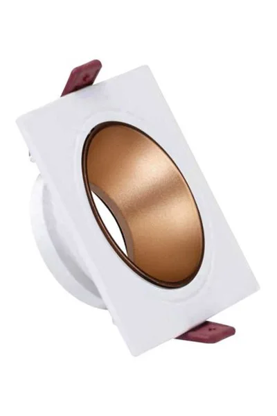 ACK Beyaz Kare Çerçeve / Sandy Rose Gold Reflektör Sıva Altı Spotlıght AH03-07020