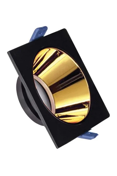 ACK Siyah Kare Çerçeve / Rose Gold Reflektör Sıva Altı Spotlıght Metal Gövde AH03-08021
