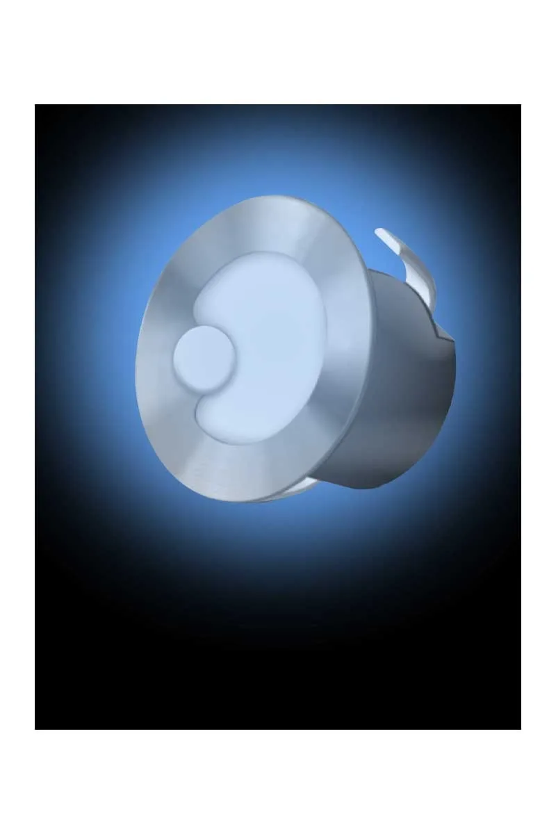 ACK AH07-00664 0,85W Mavi Sensörlü Yuvarlak Led Merdiven ve Duvar Armatürü görsel 2