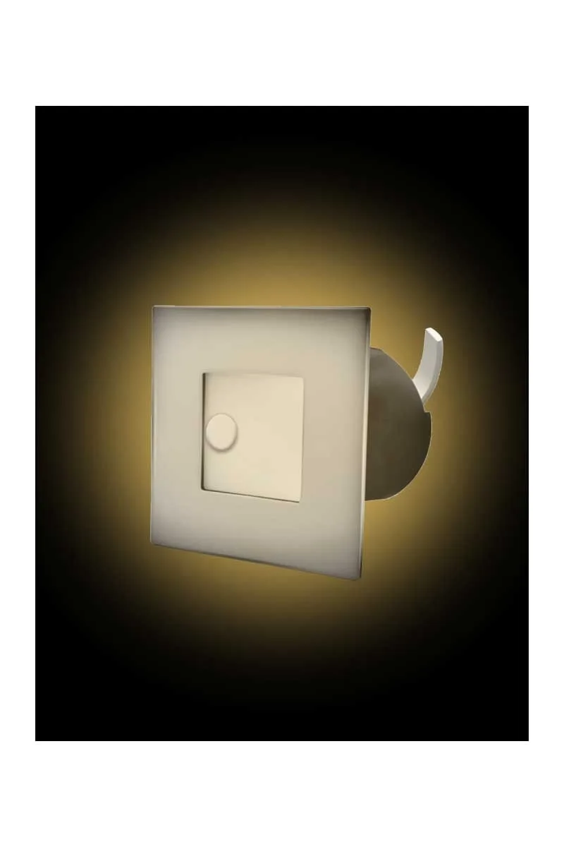 ACK AH07-00804 0.84W 3000K Günışığı Sensörlü Kare Led Merdiven ve Duvar Armatürü görsel 3