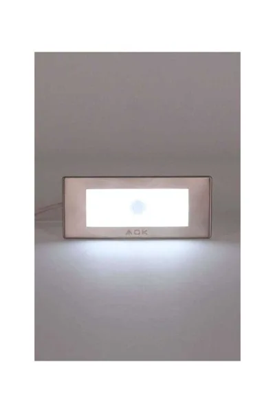 ACK AH07-01034 1.5W 6500K Beyaz Sensörlü Led Merdiven ve Duvar Armatürü görsel 2