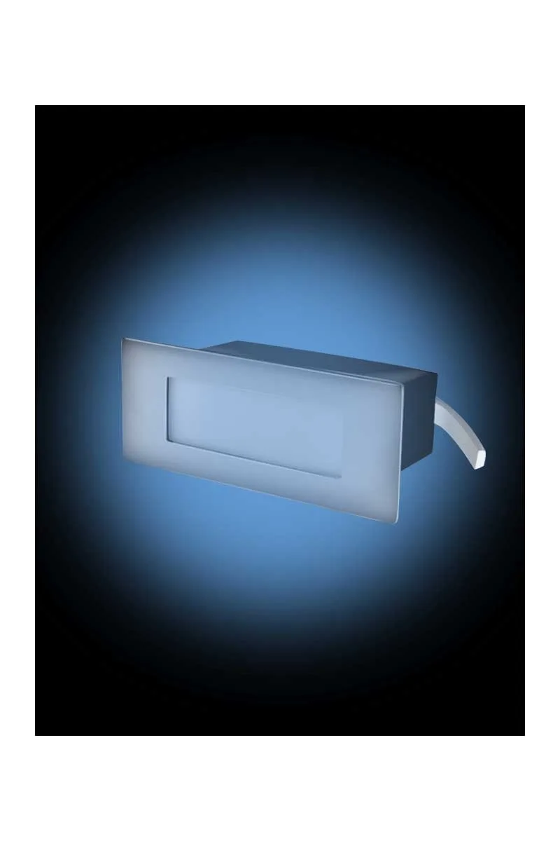 ACK AH07-01164 1.5W Mavi Dikdörtgen Led Merdiven ve Duvar Armatürü görsel 3