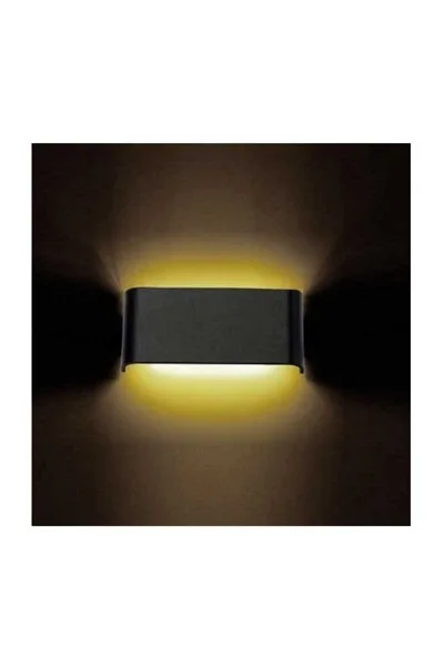 ACK AH07-03201 3000K Güınşığı 6W Siyah Kasa Avva Led Duvar Armatürü görsel 2