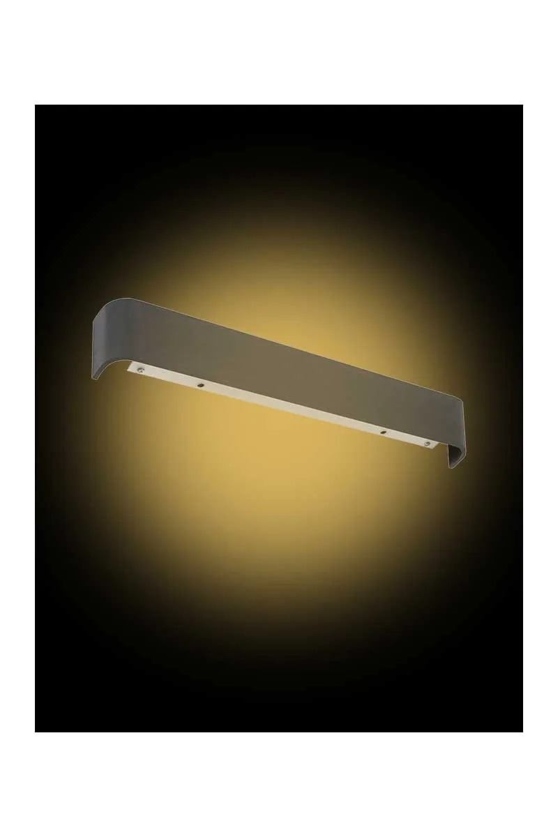 ACK AH07-03301 3000K Günışığı 12W Siyah Kasa Avva Led Duvar Armatürü görsel 2